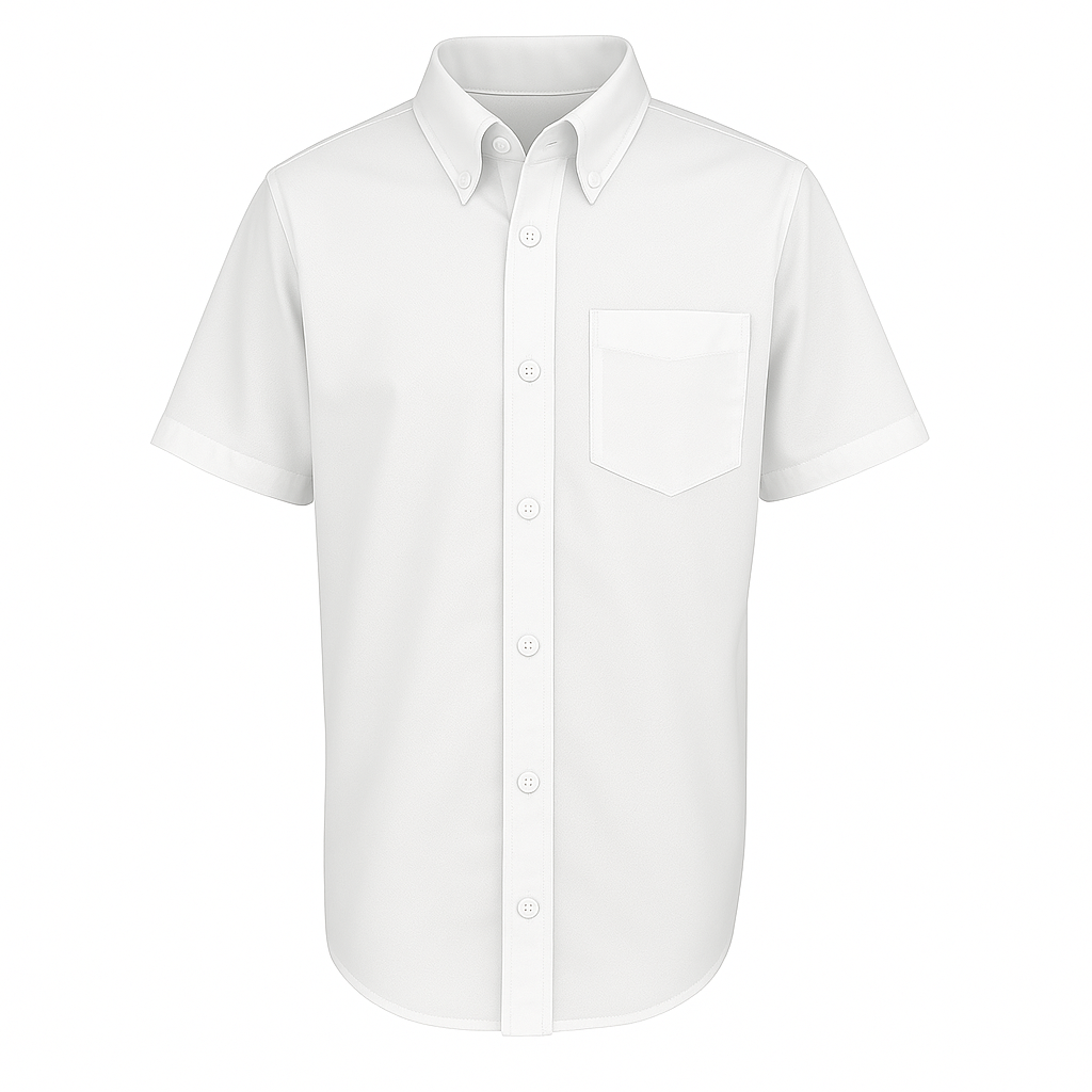 Camisa Manga Corta Blanca