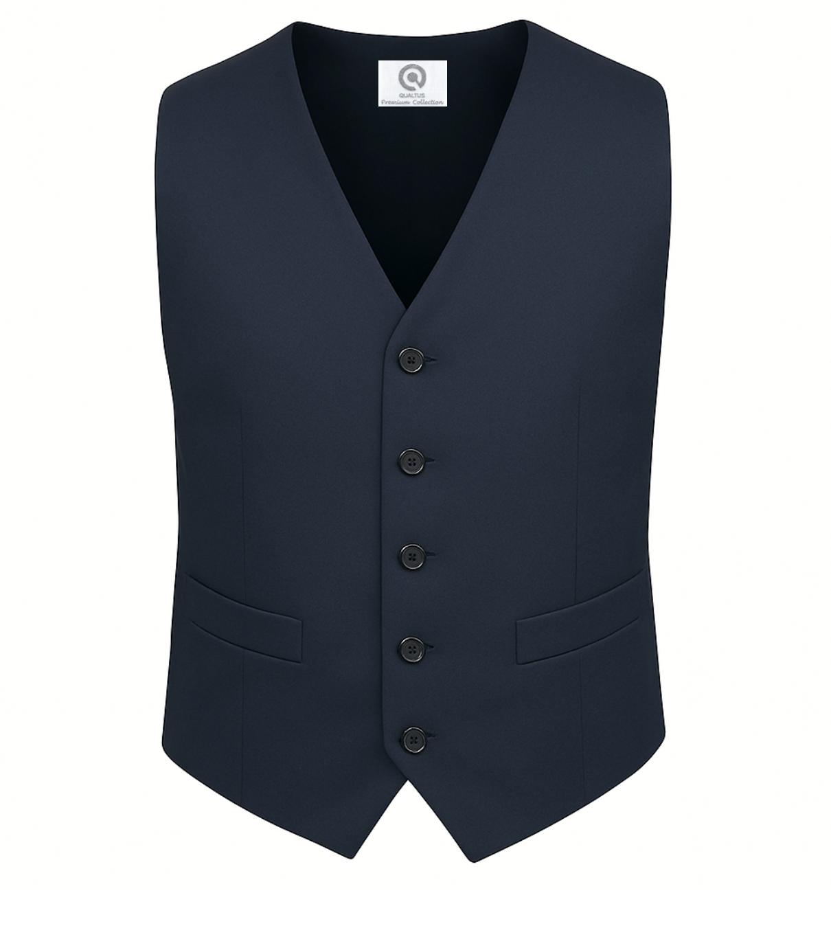 Chaleco Recto  Azul Marino Caballero