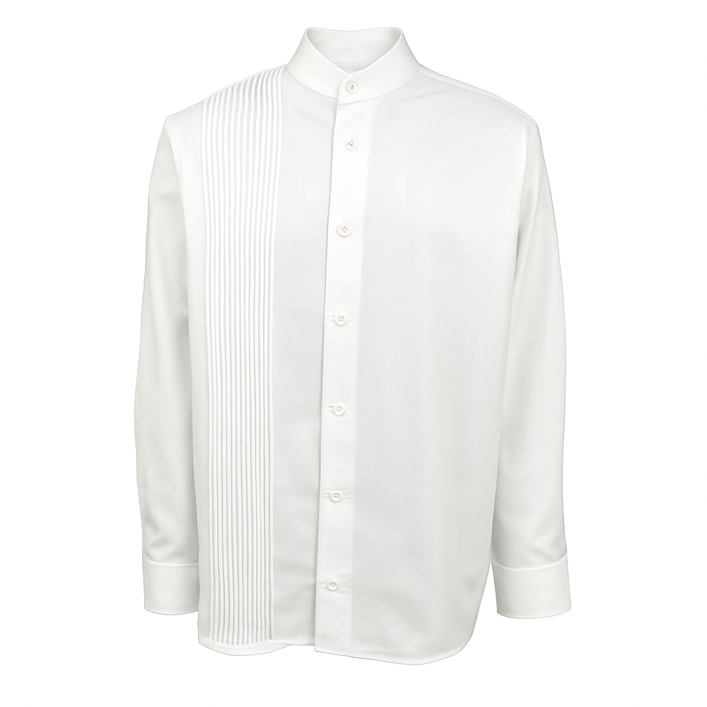 Guayabera manga larga Blanca