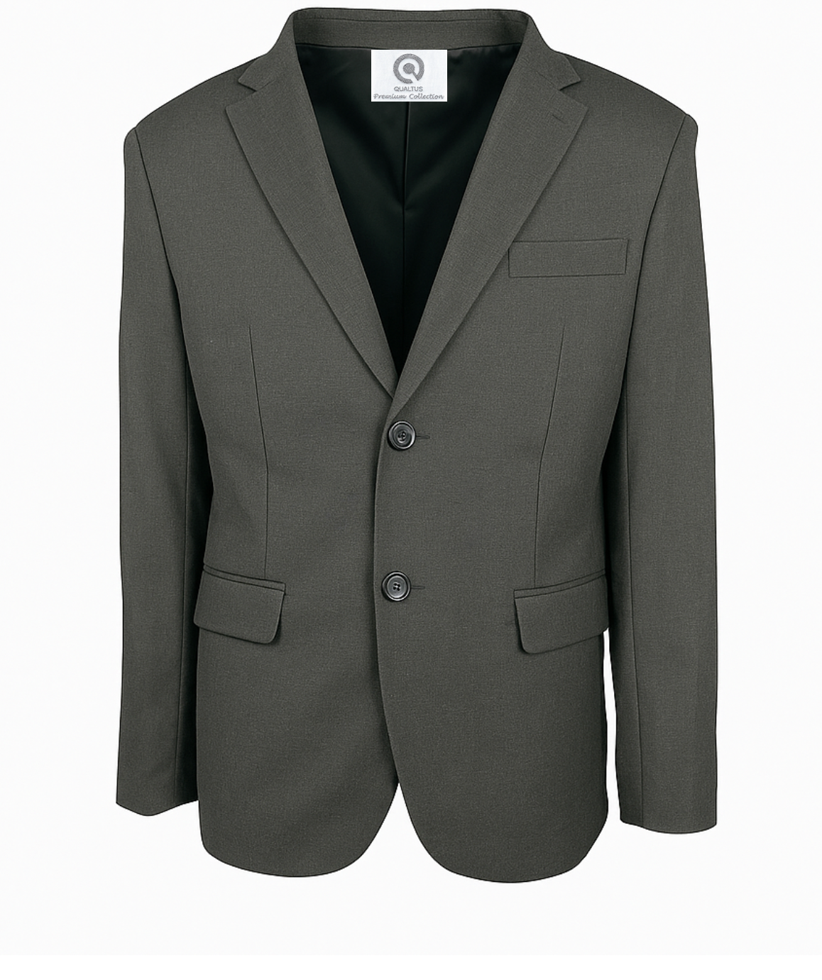 Saco Recto Gris Oxford