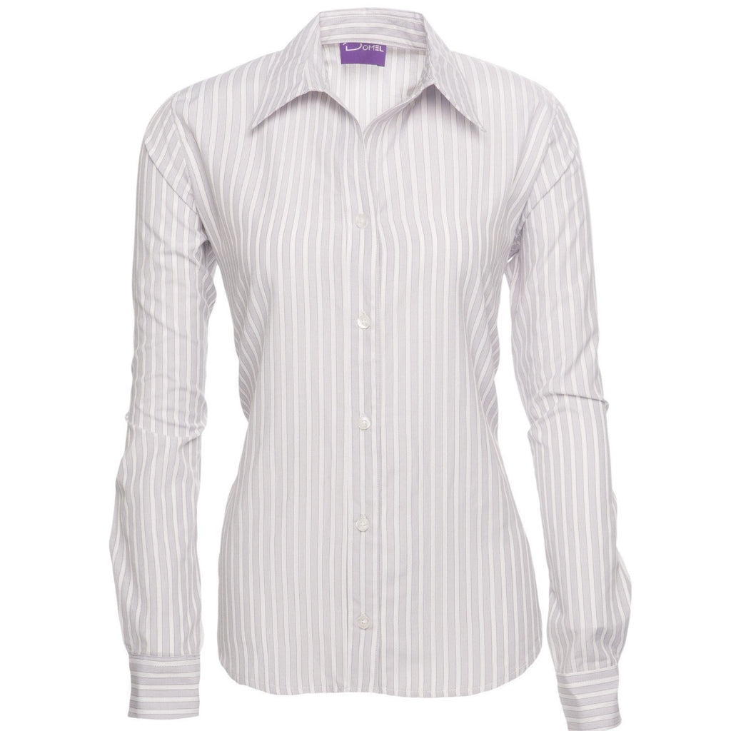 Blusa Dama Rayas Gris