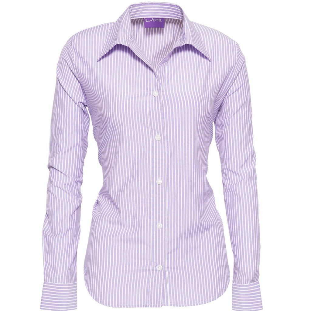 Blusa Dama Morado Rayas