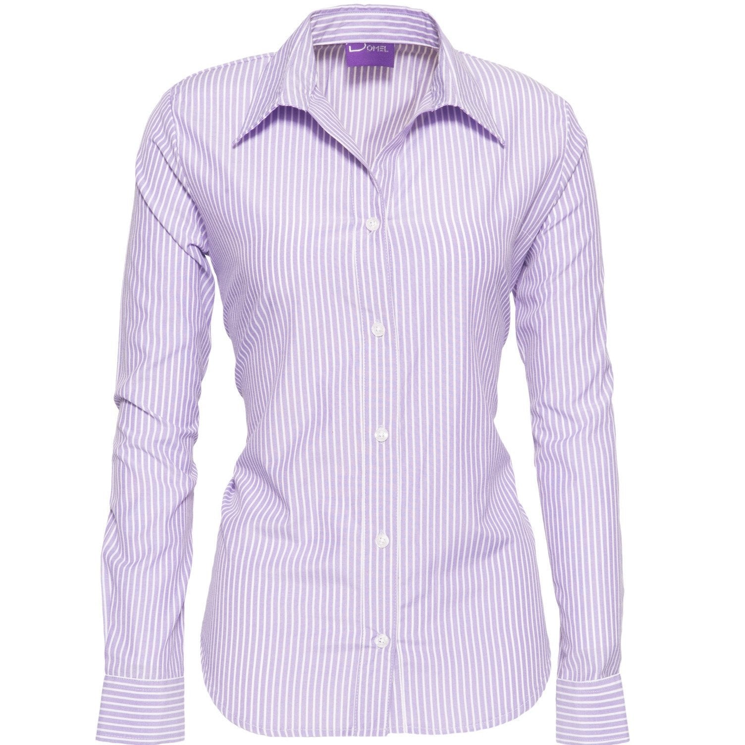 Blusa Dama Morado Rayas