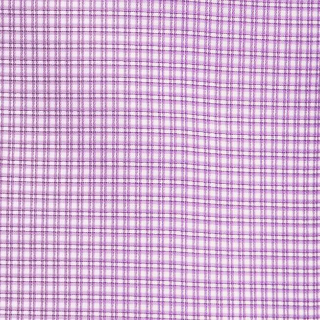 Blusa Dama Cuadros Lila