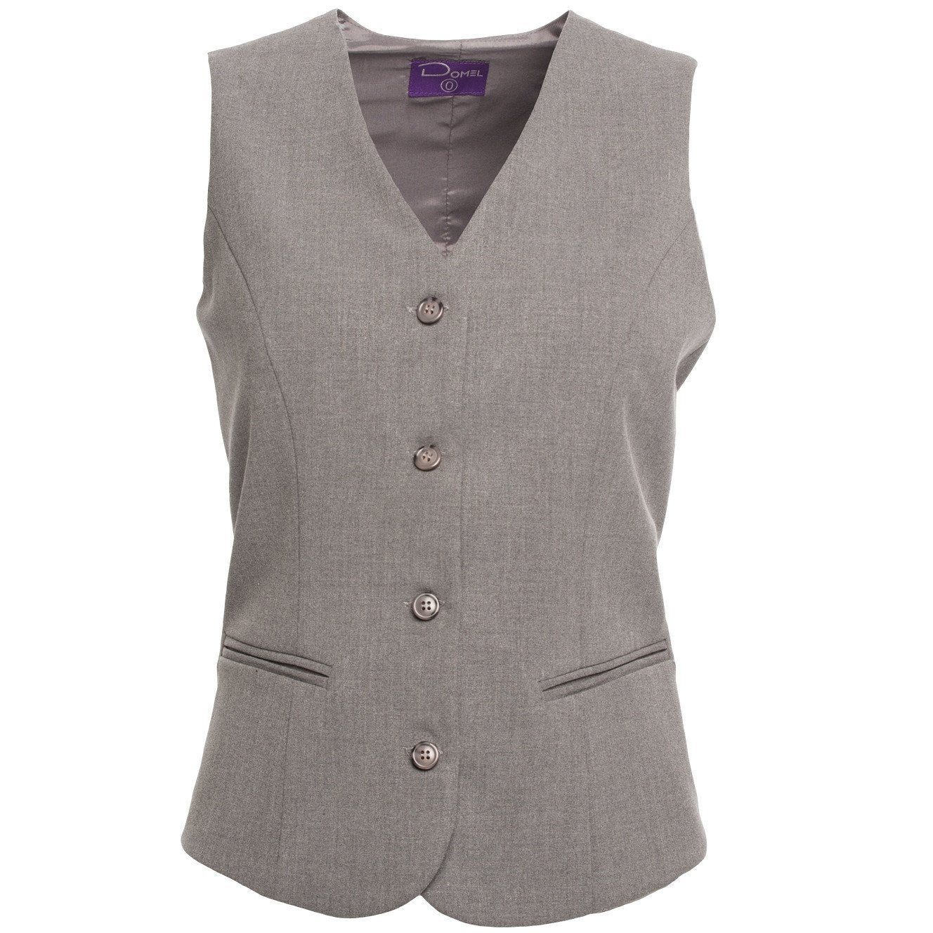 Chaleco Dama Gris Medio